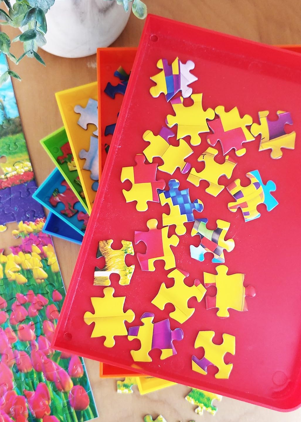 RoseArt - Sort N'Stack Puzzle Sorter for Adults RoseArt