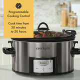 Crock Pot 7 Quart Nonstick Ceramic Coating Cook and Easy Programmable Design Crock-Pot