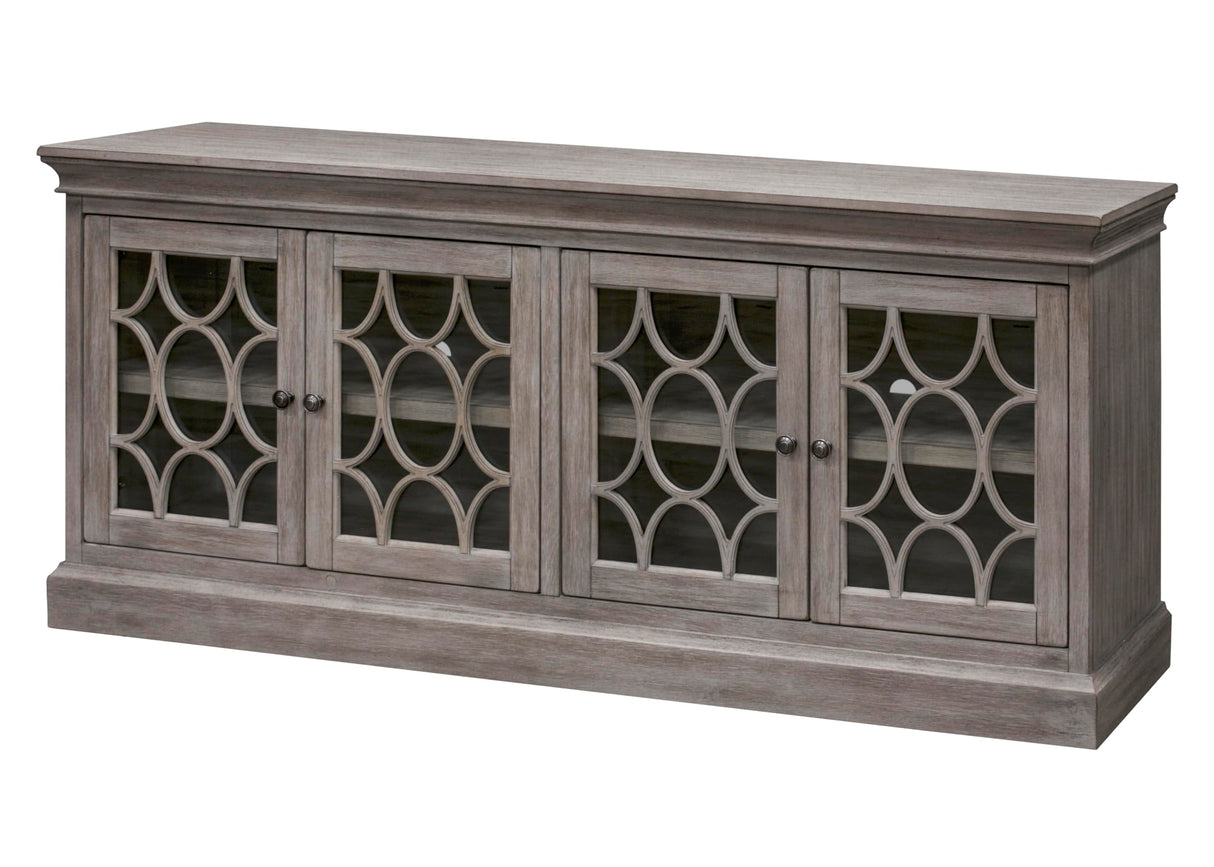Martin Furniture Felicity 4 Door Console, Gray Martin Furniture