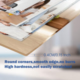 WANZELONYO Sublimation Photo Blanks 8x10 Inch 4 PCS Acrylic Sublimation Plate Plaque Picture Frame for Decoration Bulk WANZELONYO