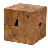 Bali & pari Eldora Rustic Natural Teak Root End Table bali & pari