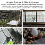 YAMTEN Plastic Mesh Fence Roll 15.7" x32.9', Heavy Duty Chicken Wire Barrier for Chicken Coop & Garden Fencing, Animal Enclosure (Dogs/Rabbits), No Tools Needed Easy Install (Black) YAMTEN