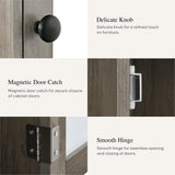 YITAHOME Bathroom Cabinet, Medicine Cabinet Organizer, Wall-Mounted Storage Cabinet with Large Mirror, Wall Cabinet with Adjustable Shelf, Medicine Cabinet for Bathroom and Laundry Room, Grey YITAHOME