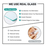 ccdcc 4x6 Collage Picture Frames Set of 2, Rustic Wooden Real Glass Vertical Hanging 3 Opening 4 by 6 Photo Frame, Distressed White ccdcc