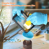 Asbrot 7Pcs UV Resin 3D Printer Must-Have Tool, Silicone Spatula, Scraper, Brush for Resin Transfer Cleaning and Protect Release FEP Film Vat Tank, 3D Printer Accessories Asbrot