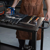 YESWELDER Welding Table Workbench 36x18 Inches, 1200 lb Load Capacity, Hook Side Panel, Handle, Brake Wheels - Sturdy and Versatile Welding Table YESWELDER