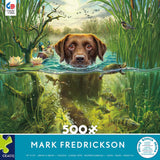 Ceaco - Mark Fredrickson - Chocolate Lab - 500 Piece Jigsaw Puzzle Ceaco