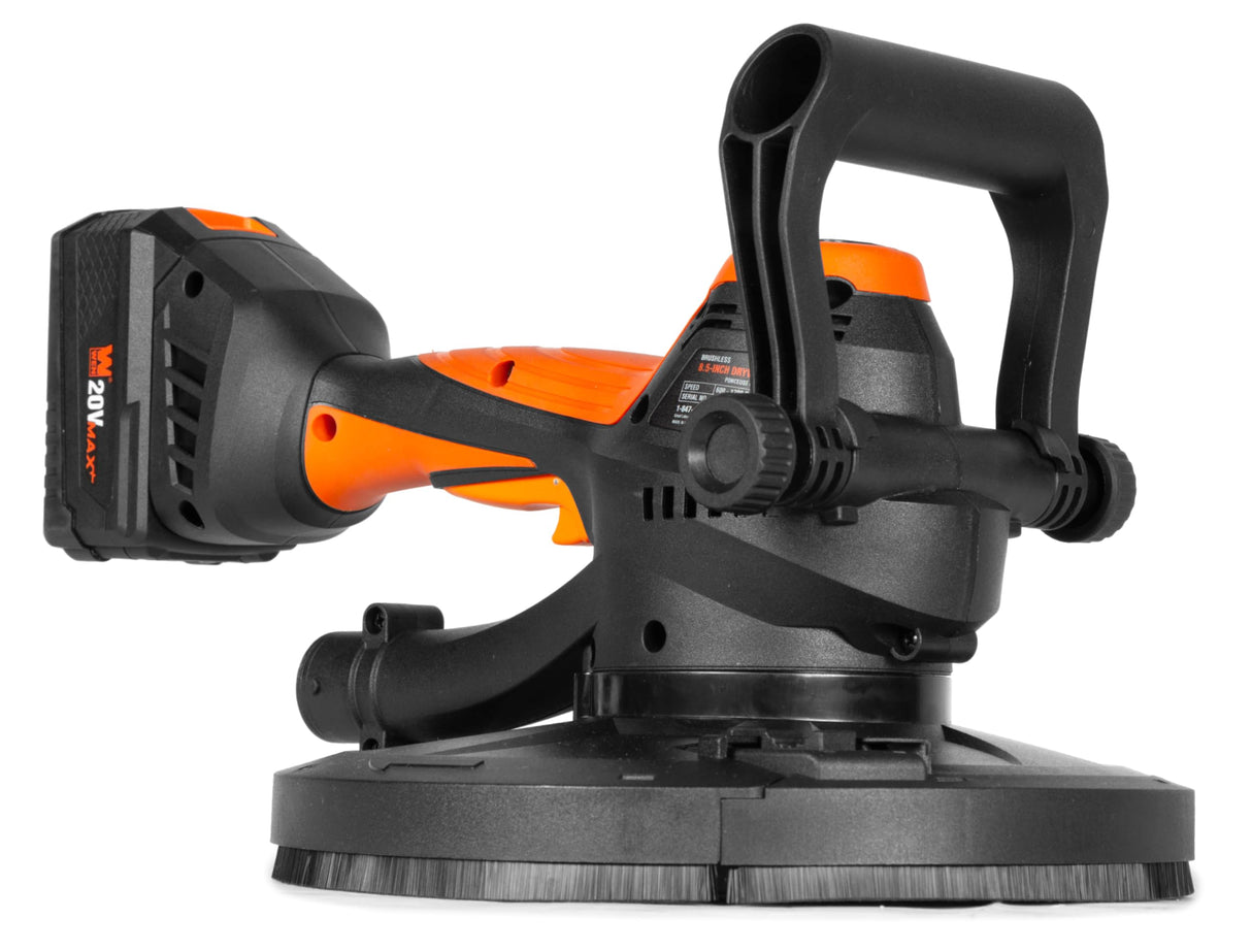 WEN 20V Max Brushless Handheld Drywall Sander with 4.0Ah Battery and Charger (20408) WEN