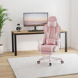 GTRACING Gaming Chair with Footrest Speakers Video Game Chair Bluetooth Music Heavy Duty Ergonomic Computer Office Desk Chair (Pink) GTRACING