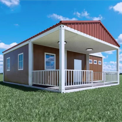 3 Bedroom Luxury Prefab Expandable Container House 20FT 30FT 40FT Folding Expandable House - WoodArtSupply