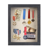 Love-KANKEI Shadow Box Frame 8x10 Shadow Box Display Case with Linen Back Memorabilia Awards Medals Photos Memory Box Gift Rustic Black Love-KANKEI