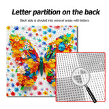 Bgraamiens Puzzle-Paper Art Butterfly-1000 Pieces Paper Flower Butterfly Puzzle for Adults, Unique Flowers Art Puzzle, Impossible Puzzle Color Challenge Puzzle for Adults Bgraamiens