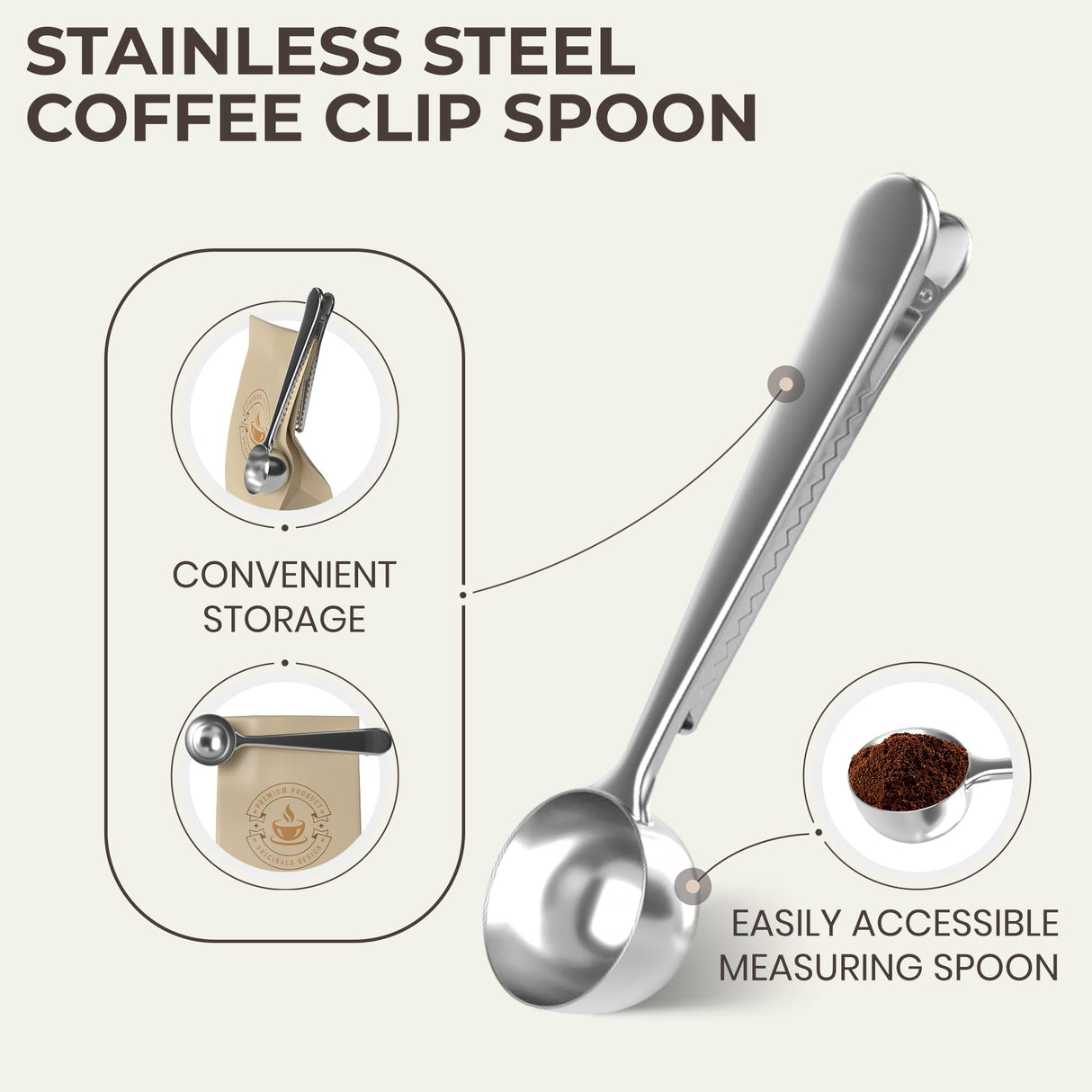 Cafe Du Chateau Espresso Maker (6 cup) Transparent Top Lid, High Gloss Finish, with Coffee Clip Spoon - Coffee Percolator, Camping Coffee Pot Cafe Du Chateau