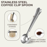 Cafe Du Chateau Espresso Maker (6 cup) Transparent Top Lid, High Gloss Finish, with Coffee Clip Spoon - Coffee Percolator, Camping Coffee Pot Cafe Du Chateau