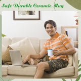 kymqlyw 12 Pack 11OZ, Sublimation Mugs, Tazas Para Sublimation, Sublimation Coffee Mugs,Sublimation Cups Bulk Mugs for Coffee Soup Hot Cocoa Tea Milk Latte(Red,Black,Orange,Pink) kymqlyw