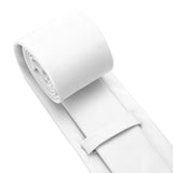 PenSee Men's White Tie Set Solid Pure Color 3.15" (8CM) Classic Formal Plain Necktie and Pocket Square Set For Men PenSee