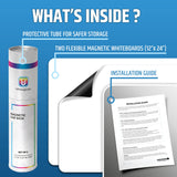 Premium Magnetic Car Signs - Will Never Fly Off Your Vehicle/Truck Door (Upgraded Magnets) - Customize The Magnetic Sheets to Advertise Your Business | Flexible & Lays Flat | 24” X 12” | 2 Pack HMmagnets