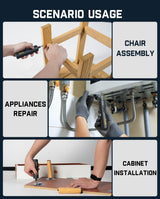 Fanttik NEX S1 Capsule 3.7V Cordless Screwdriver, Electric Screwdriver, Max 5 N.m, 320 RPM Motor, 5 Pcs Double-Ended Bits, Compact Design, LED Light, 1/4''Hex, Idea Tool for Furniture, Appliances Fanttik