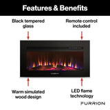 Furrion 30" Electric Fireplace for RV-FF30SW15A-BL Furrion