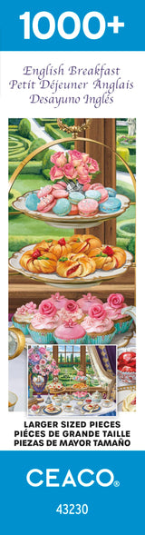 Ceaco - English Breakfast - 1000 Oversized Piece Jigsaw Puzzle Ceaco