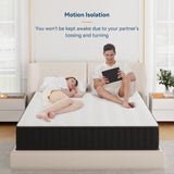 pengucool 12 Inch Mattress Twin, Memory Foam Mattress in a Box, Cooling Charcoal Medium Firm Mattresses for Back Pain Relief, CertiPUR-US, Fiberglass Free & Support Comfort pengucool