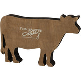 Primitives by Kathy Home is Where The Herd is Cow Black White Farmhouse Chunky Sitter Tier Tray Wood Primitives by Kathy