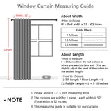 MYSKY HOME 100% Blackout Plaid Farmhouse Linen Curtains 84 Inch Long for Living Room Double Layer Windowpane Drapes Thermal Insulated Privacy Protection Rod Pocket Back Tab, 52" W, Black, 1 Panel MYSKY HOME