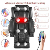 Neioml Four Motor Zero-Gravity Large-Wide Power Lift Chairs Recliners for Elderly, Infinite Position, 180° Lay Flat Lift Chair Big and Tall, Heat & Massage (Breathable Leather, Black) Neioml