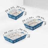 Wisenvoy Baking Dish Ceramic Lasagna Pan Casserole Dish 3-Piece Bakeware Sets Baking Dishes Baking Set Baking Dish Set Wisenvoy
