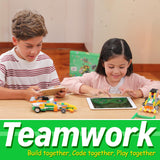 Apitor Q Robot Building Kit, 20-in-1 Programmable APP RC Car Robotics Coding Kit, STEM Projects Educational Birthday Gifts for Boys Girls Kids Aged 6-12 (233 Pieces) Apitor