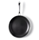 HexClad Hybrid Nonstick 6-Piece Fry Pan Set, 8, 10 and 12-Inch Frying Pans with Tempered Glass Lids, Stay-Cool Handles, Dishwasher and Oven Safe, Induction Ready, Compatible with All Cooktops HexClad