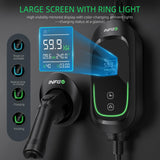 INFGO Level 2 EV Charger, 40 Amp, Portable EV Charger for Home, J1772, 25ft Cable, 240V, Charging Stations with LED Display and Breath Ring Indicator, NEMA14-50 Plug INFGO