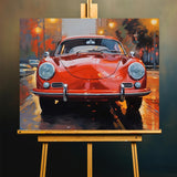 ZUVRDIAI Paint by Numbers Canvas Painting Set, Retro Car Sports Car, DIY Adult Paint by Number Kits on Canvas, Drawing Paintwork with Paintbrushes, 40x50cm ZUVRDIAI