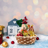 Nicunom 12 Pack Round Gift Baskets, Bamboo Small Bread & Fruit Baskets, 7" Woven Bread Roll Baskets, Food Serving Baskets, Food Storage Basket for Kitchen Restaurant Display Decor Nicunom