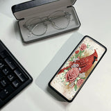 DIY Diamond Art Painting Portable Eyeglasses Case, Anti-Stress Retro Sunglasses Glasses Storage Box Eyeglass Safety Pouch Box-Cardinal-1 WoodArtSupply