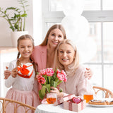 WILLBOND 30 Pcs Double Sided Diamond Art Keychain Ornaments DIY Diamond Painting Keychain Kits for Adults Key Ring Art Pendant Decor (Pink Heart) WILLBOND