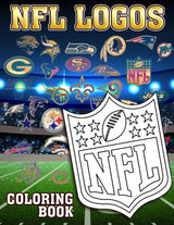 NFL Logos Coloring Book: Unwind with Sports Coloring Pages and Team Logo Designs for All Ages to Enjoy Majosta