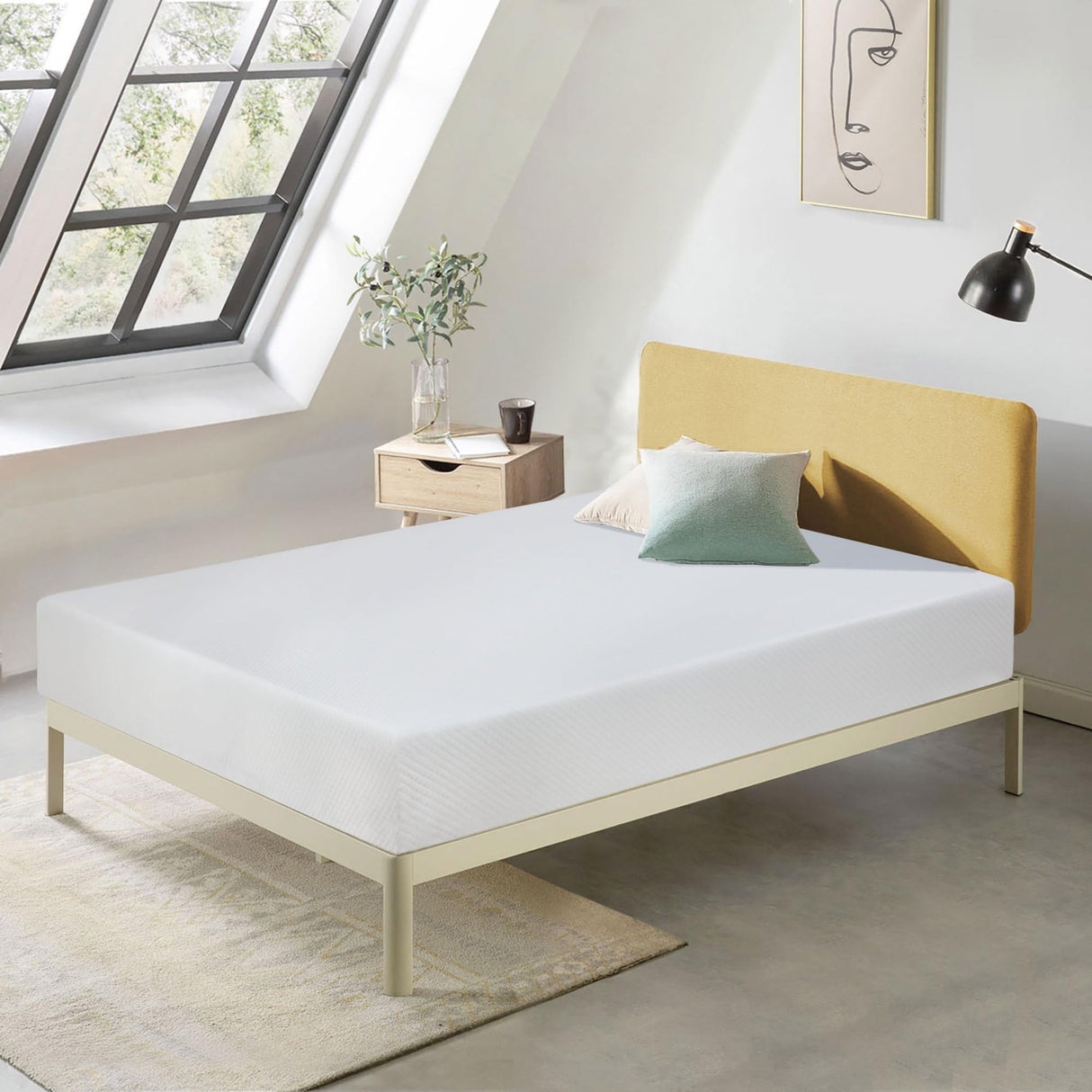 CertiPUR-US Certified Memory Foam Mattress - Full Size, 8 Inch, Cool Sleep & Pressure Relief, Fiberglass Free, in a Box Haiput Wam
