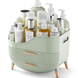 Pajiriona Makeup Organizer with Drawers,Skincare Organizer for Vanity,Storage Box with Handle,Large Cosmetic Display case for Dresser, Bathroom Countertop Pajiriona