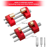GOINGMAKE Honing Guide System Chisel Sharpening Kit for Woodworking Chisels and Planes 5/32" to 3" Chisel Sharpener Sharpening Holder Guide Red Woodworking Tools Precision Sharpening Jig goingmake