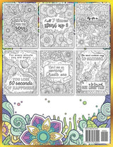 Inspirational Coloring Book for Adults: 50 Motivational Quotes & Patterns to Color - A Variety of Relaxing Positive Affirmations for Adults & Teens WoodArtSupply