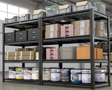 PrimeZone Heavy Duty Garage Shelving 2200 LBS 4 Tier Heavy Duty Storage Shelves Adjustable Industrial Metal Wire Shelf Unit for Garage,Basement,Pantry,Warehouse,Commercial,40" W X 20" D X 60" H 2Pack PrimeZone