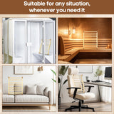 WILLOWYBE Sauna Backrest Durable Non-Slip Pads & Natural Scotch Pine Wood - Back Support for Infrared Sauna and Steam Sauna Accessories Luxury - Ideal for Everyday WILLOWYBE