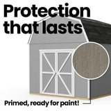 Handy Home Products Braymore 10x16 Do-It-Yourself Wooden Storage Shed with Floor Handy Home Products