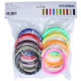 MYNT3D ABS 3D Pen Filament Refill Pack (10 Color, 3m Each) MYNT3D