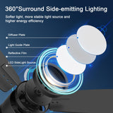 Atolit Ceiling Fans with Lights,42 inch,Quiet Reversible Motor,Easy to Install,6 Speeds,3CCT,Timer, Black Modern Ceiling Fan for Living Room, Bedroom, Kitchen, Dining room, Office Atolit