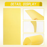 Vkinman 30pcs Beeswax Sheets Beehive Wax Foundation Sheets Natural Beeswax Honeycomb Sheets for Beekeeping Candle Making Vkinman