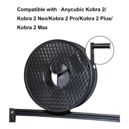 HysiPrui Filament Holder Kobra 2 Max 2 Neo accessories for Universal Filament for PLA/ABS/Nylon/Wood/TPU, Metal Durable 3D Printer for Anycubic Kobra 2/Kobra 2 Neo/Kobra 2 Pro/Kobra 2 Plus/Kobra 2 Max