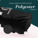 Handy Laundry Rolling Tree Storage Bag - For 9-Foot Artificial Christmas Holiday Tree. Zippered Bag, Carry Handles and Wheels for Easy Transport. Protects Against Dust, Insects, and Moisture. (BLACK) Handy Laundry