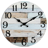 KECYET Wall Clock - 10 Inch Silent Non-Ticking Wall Clocks Battery Operated Coastal Country Style Decorative for Living Room, Kitchen, Home,Bathroom, Bedroom, Laundry Room KECYET